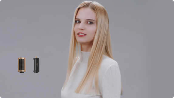 Sleek side part