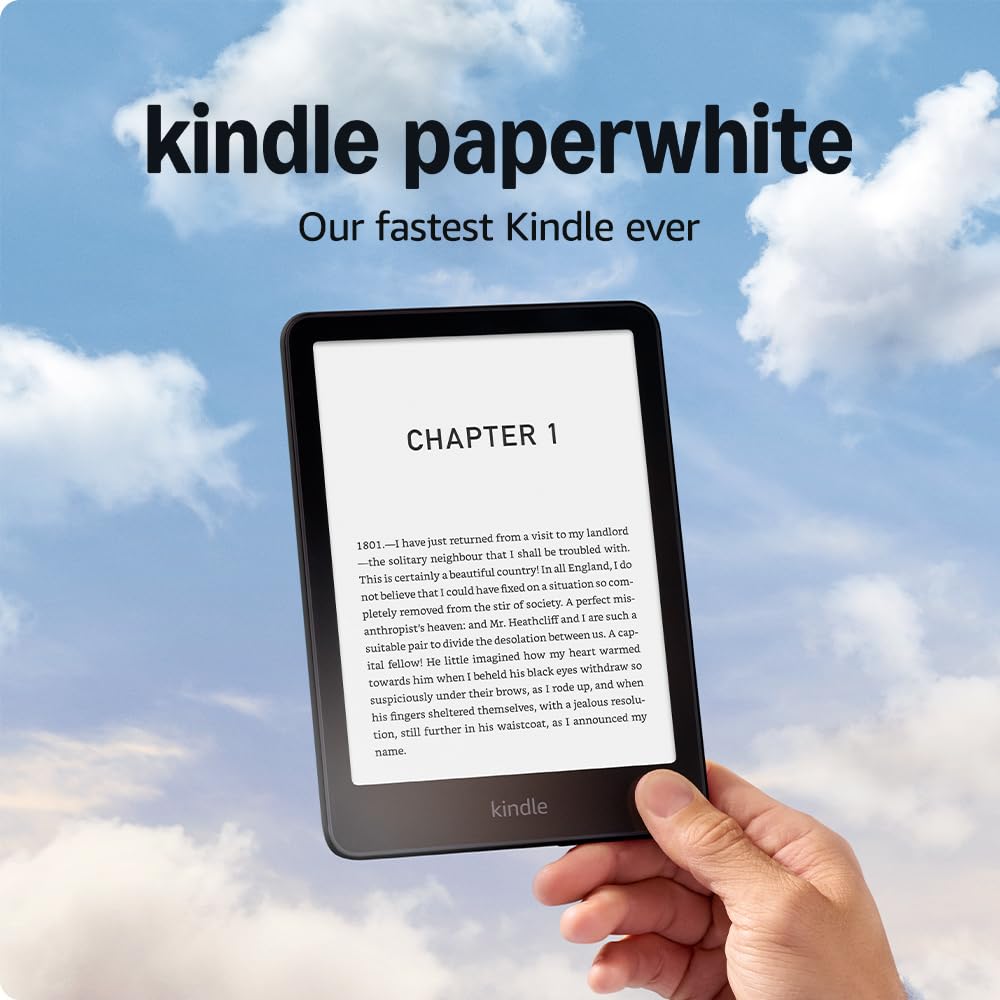 Amazon Kindle Paperwhite 16GB — front view, black