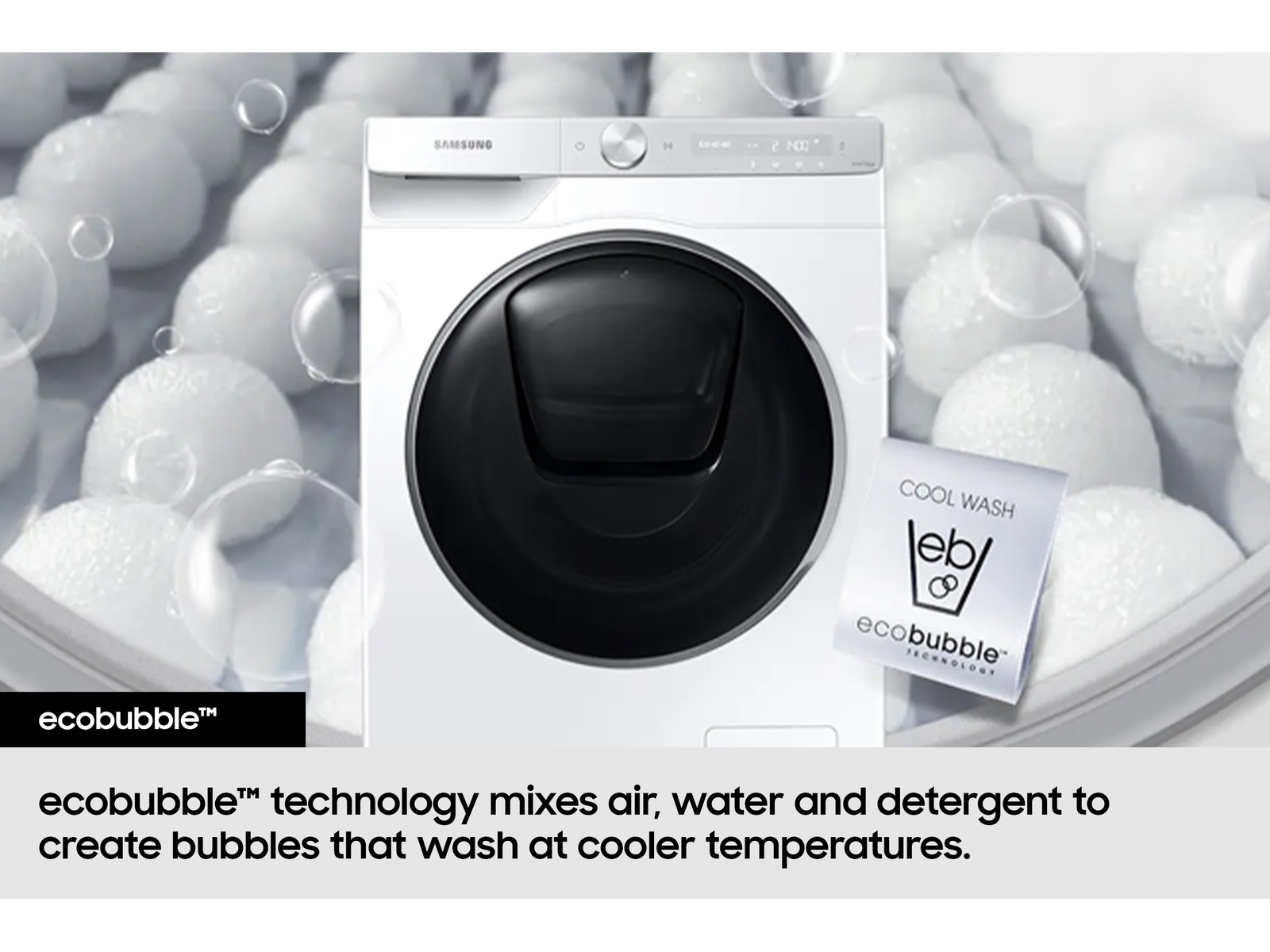 Samsung Series 5 EcoBubble — feature detail