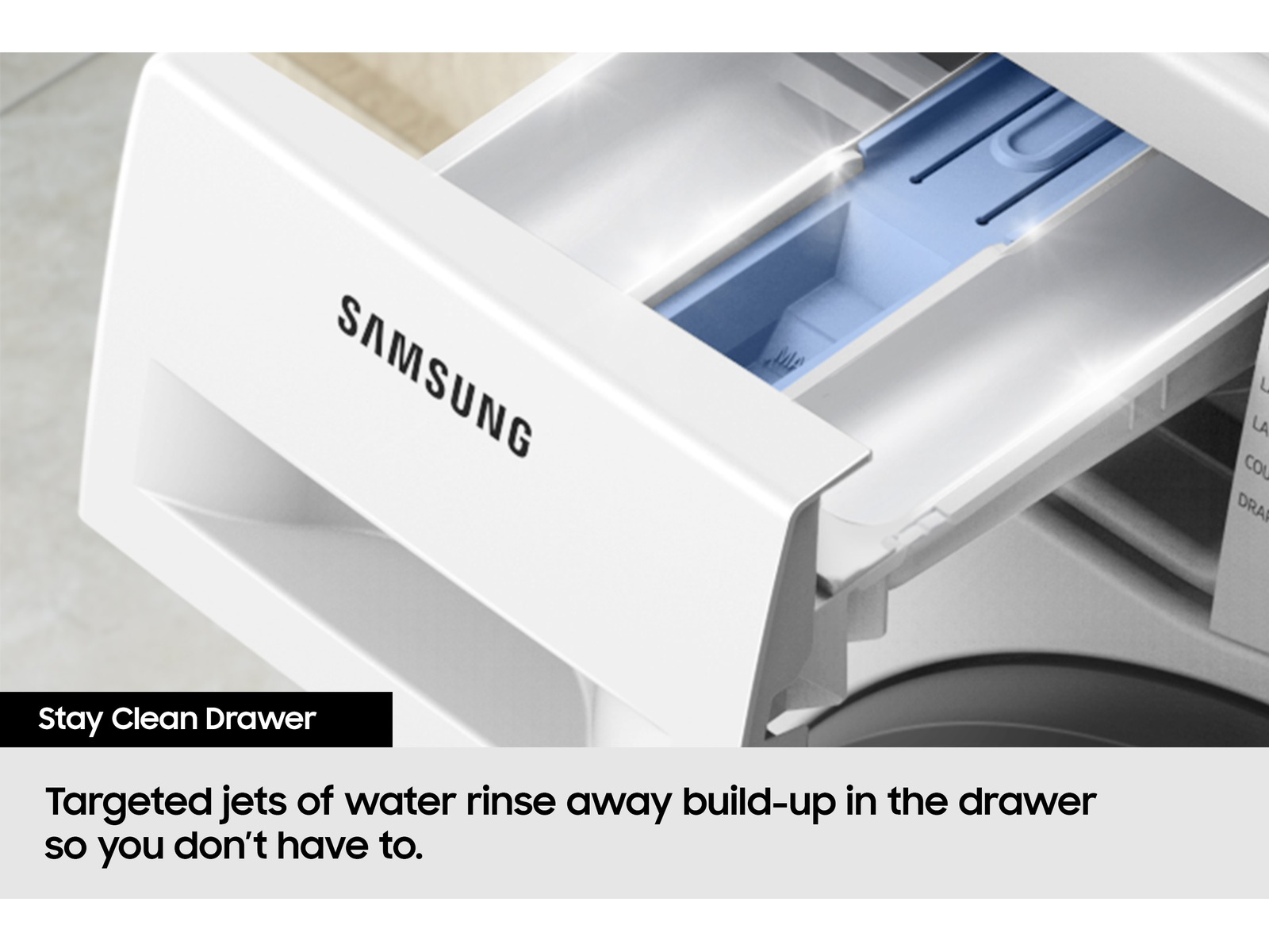 Samsung Series 5 EcoBubble — rear and connections